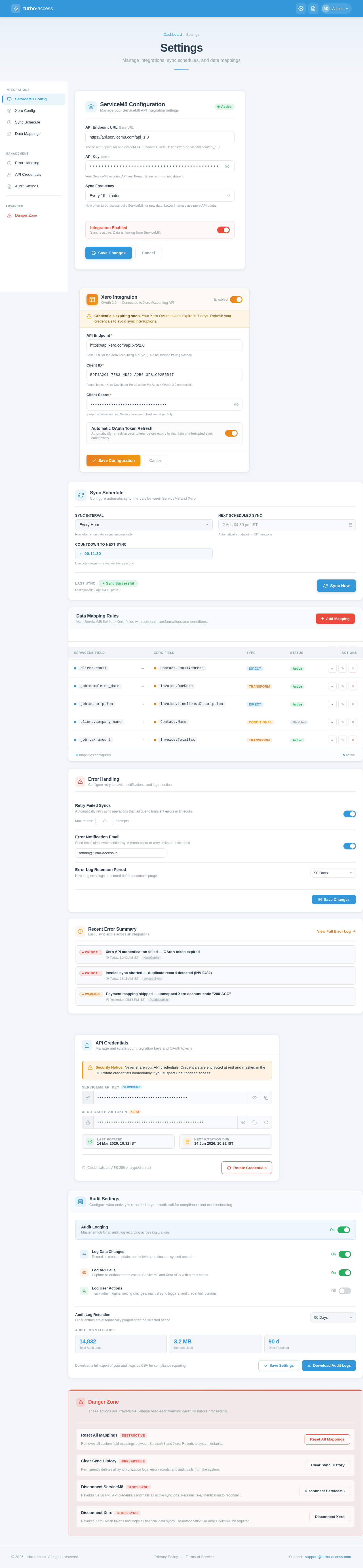 Settings design preview