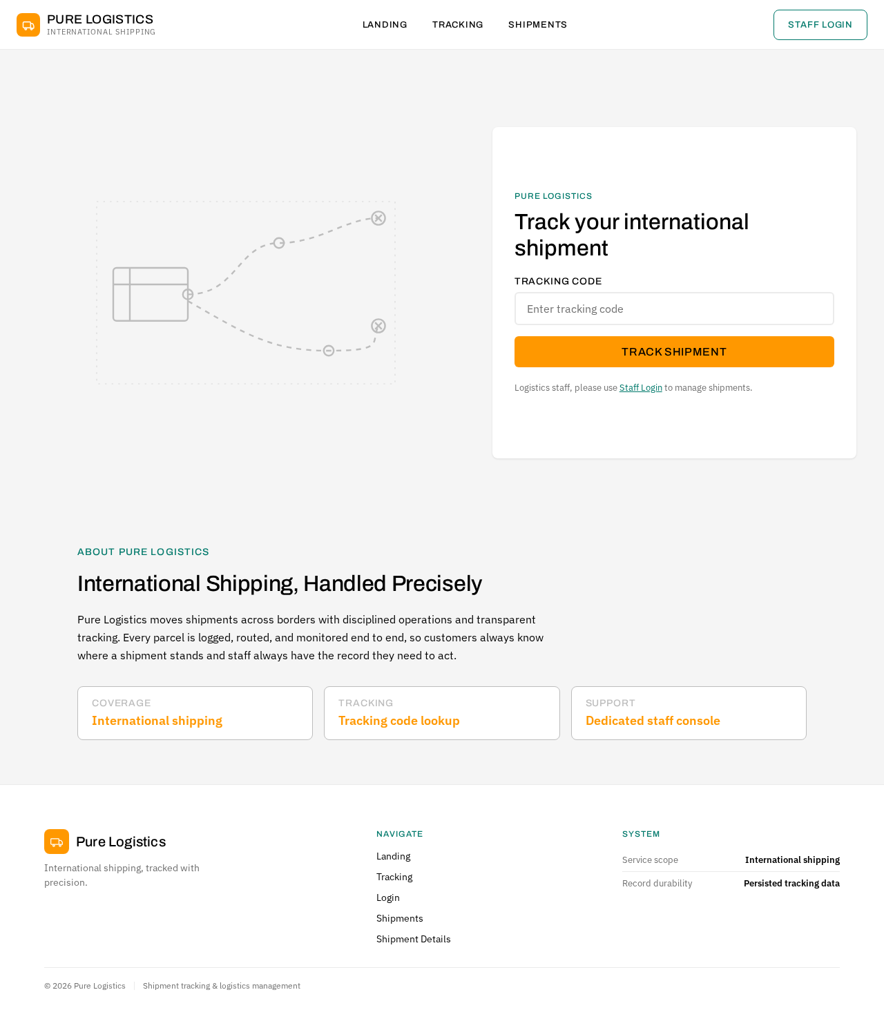Landing design preview