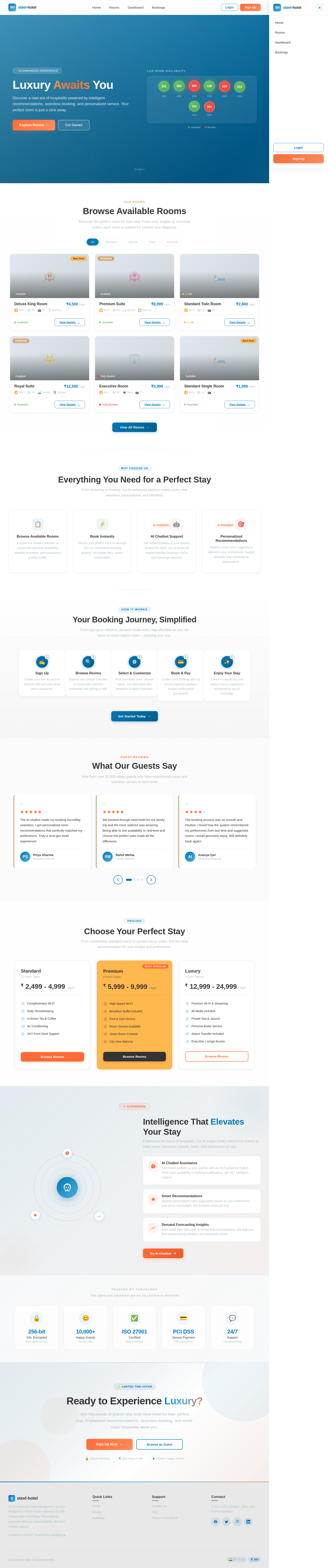 Landing design preview