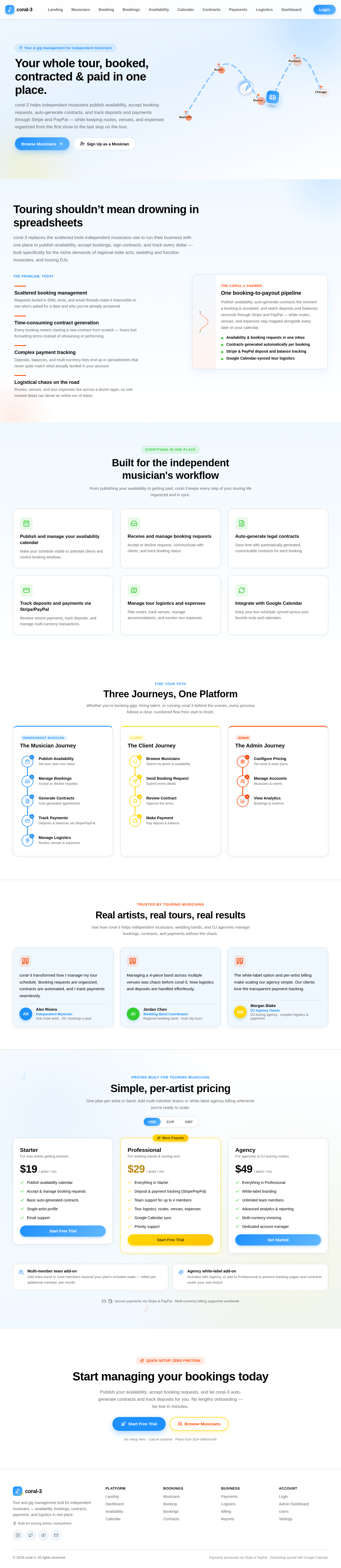 Landing design preview