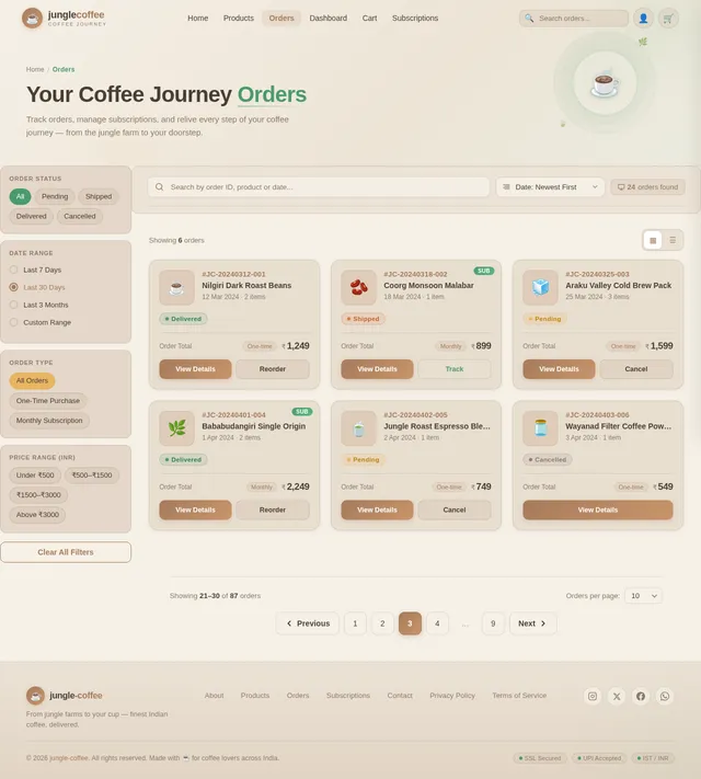 Orders