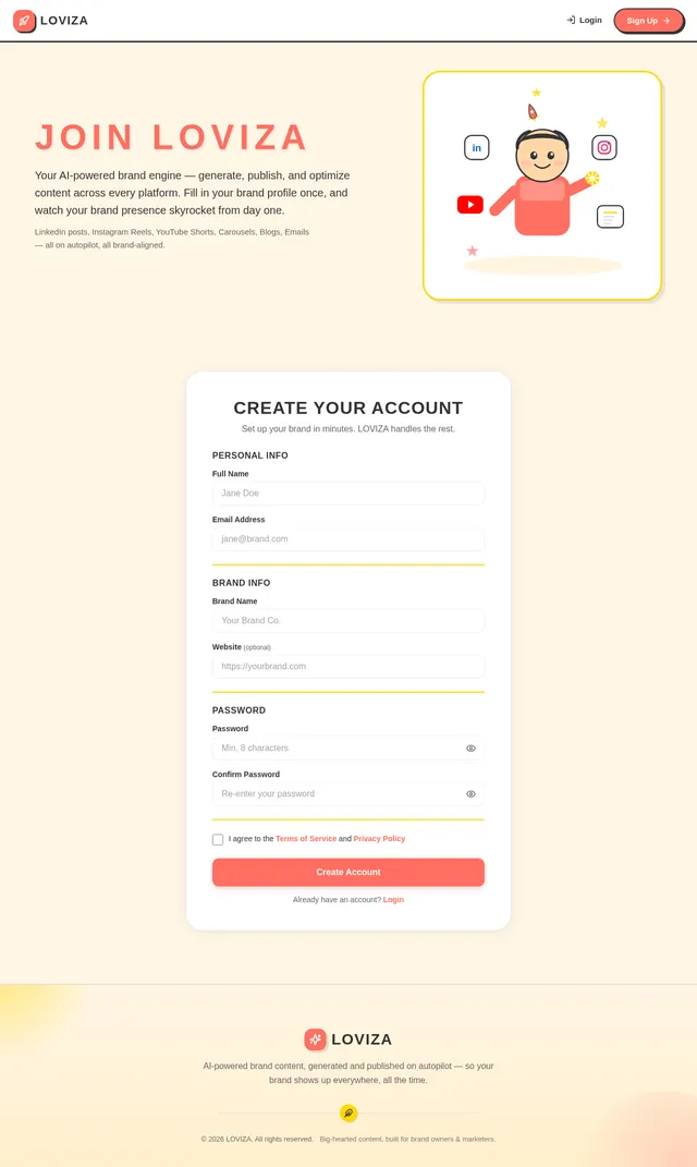 Sign Up