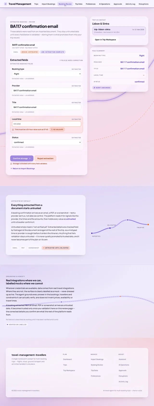 Booking Review