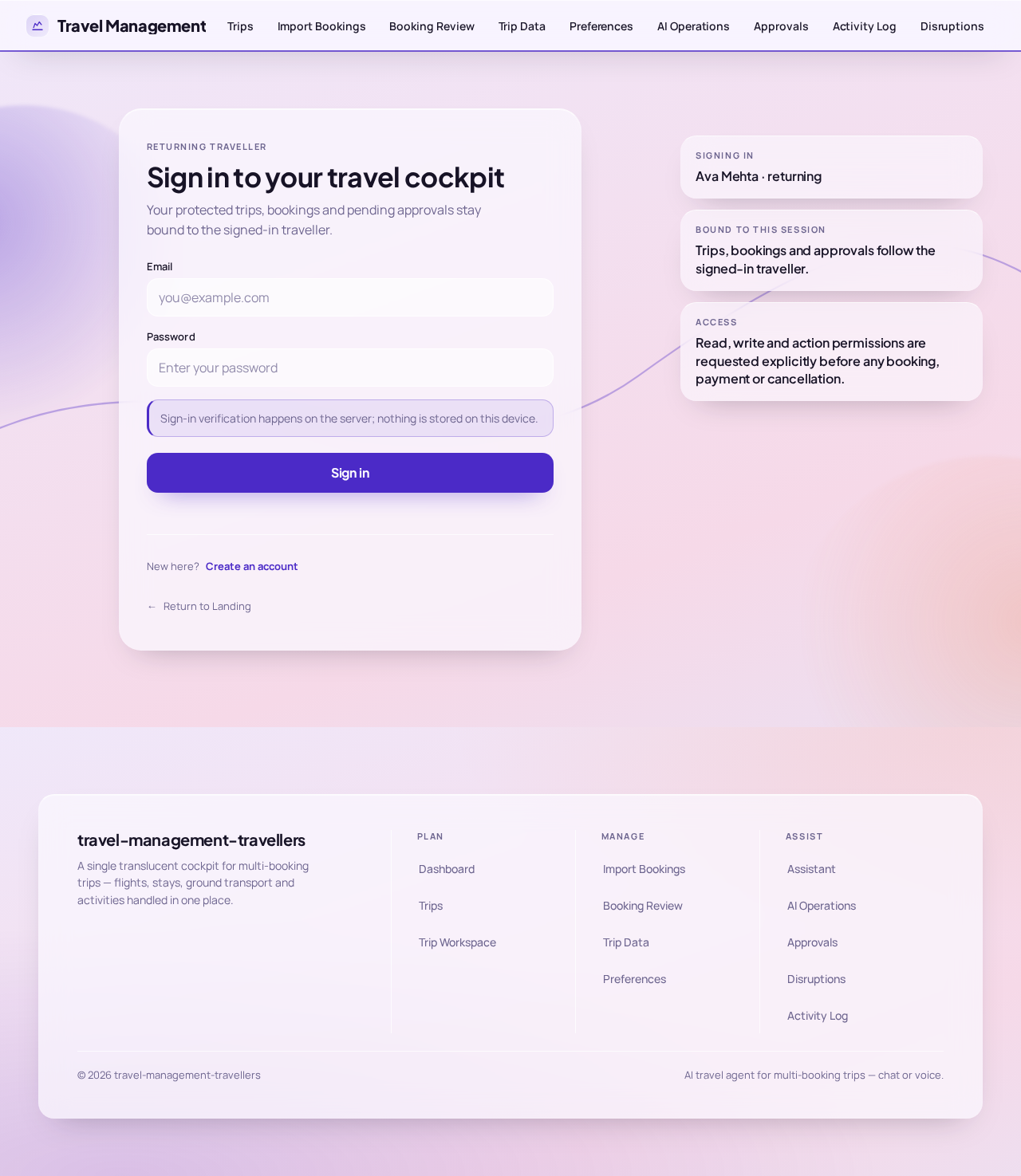 Login design preview