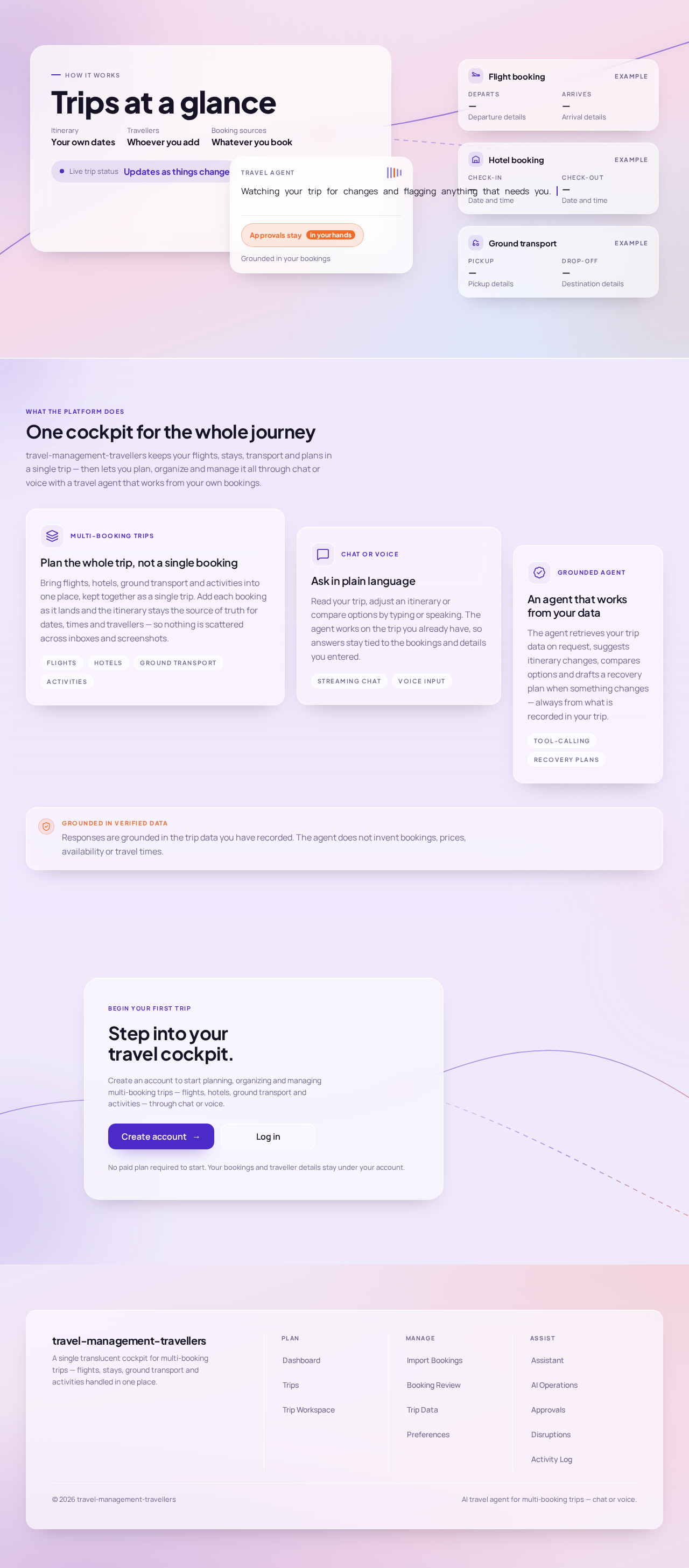 Landing design preview