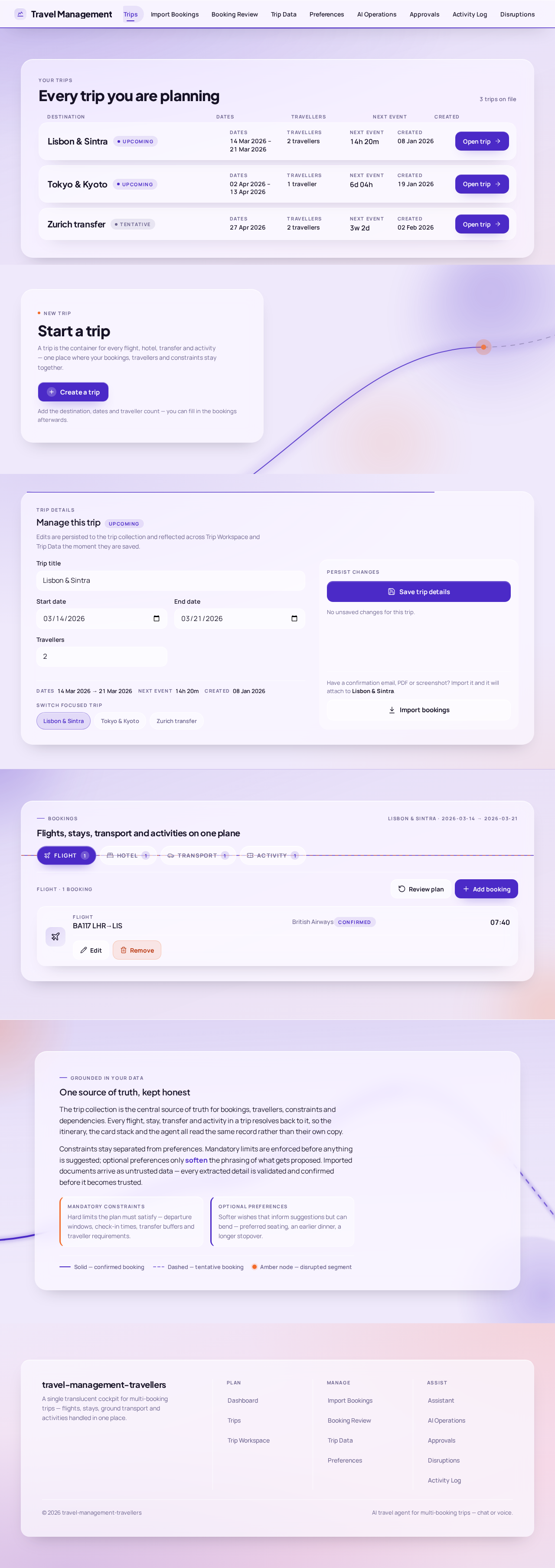 Trips design preview