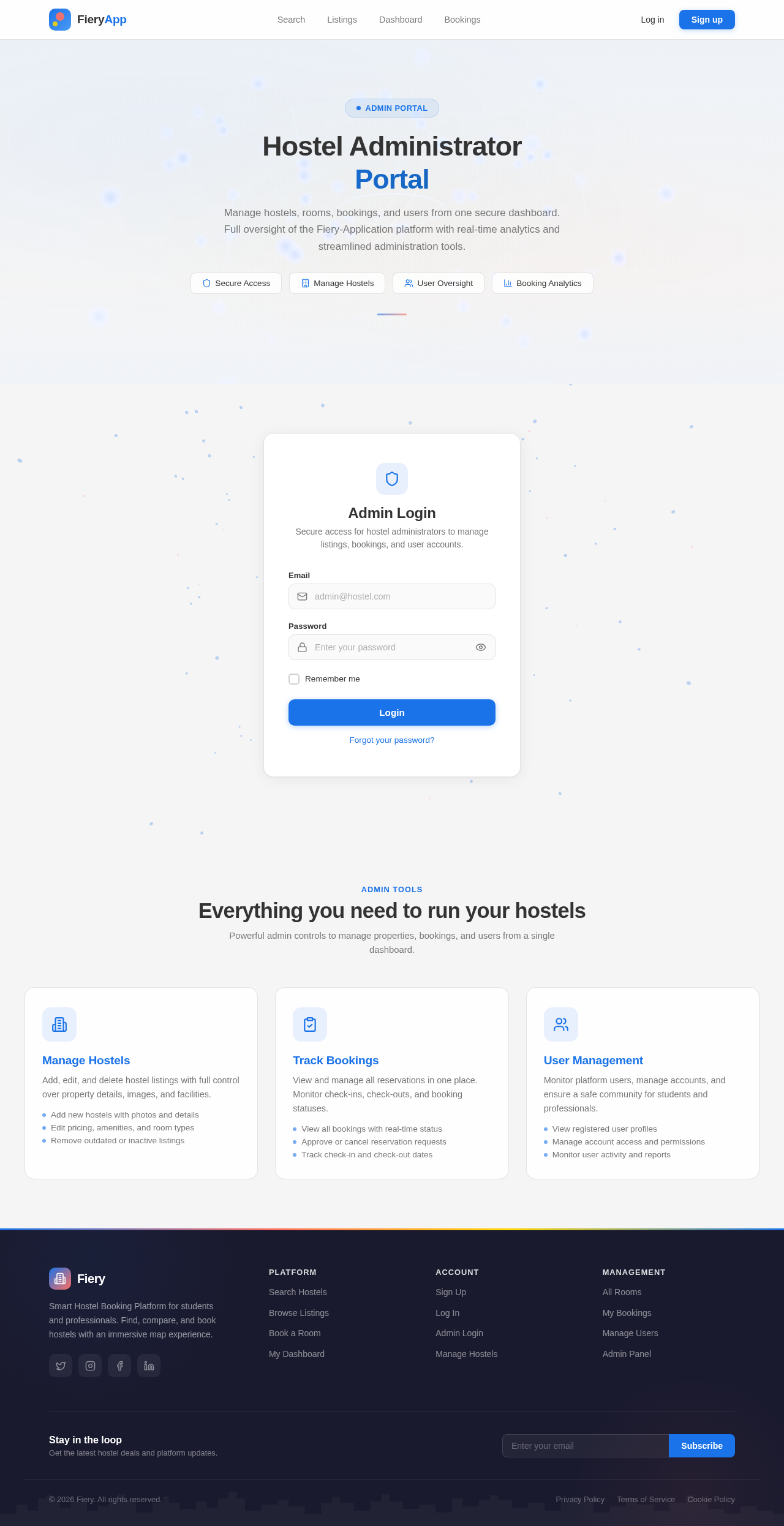 AdminLogin design preview