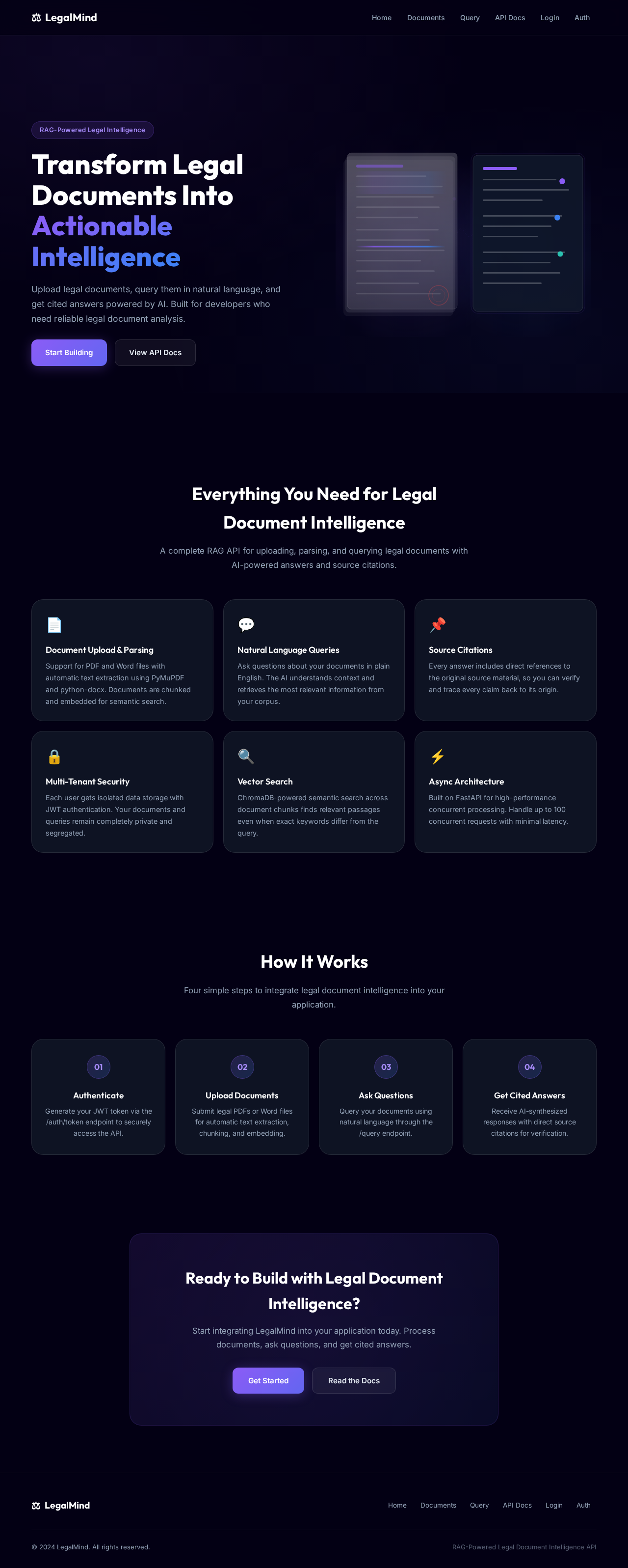 Landing design preview