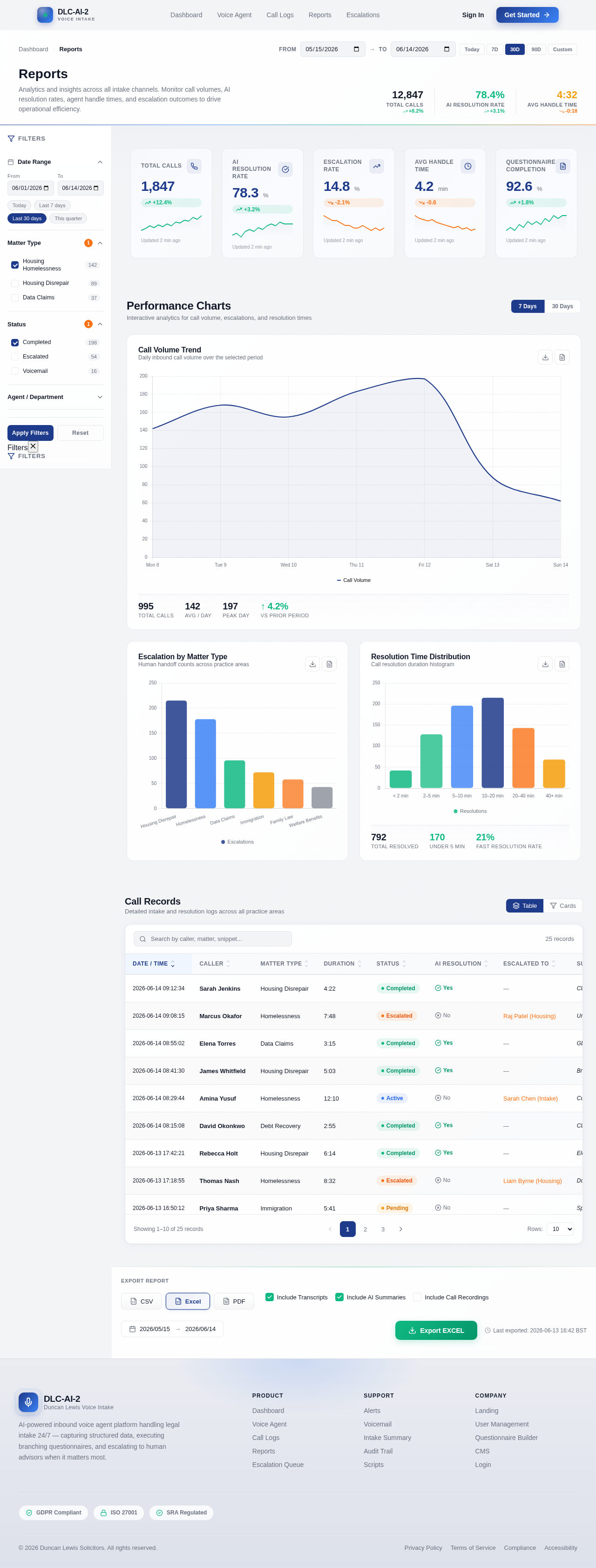 Reports design preview