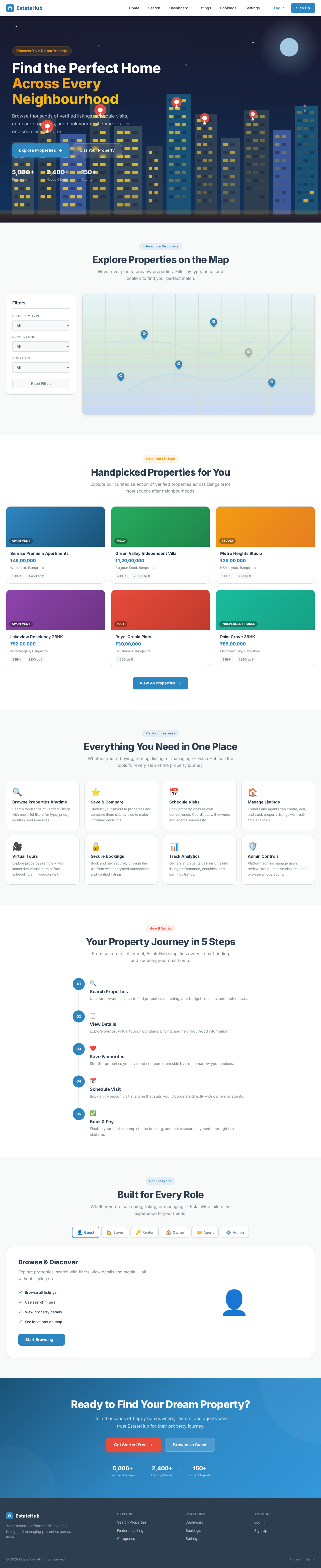 Landing design preview