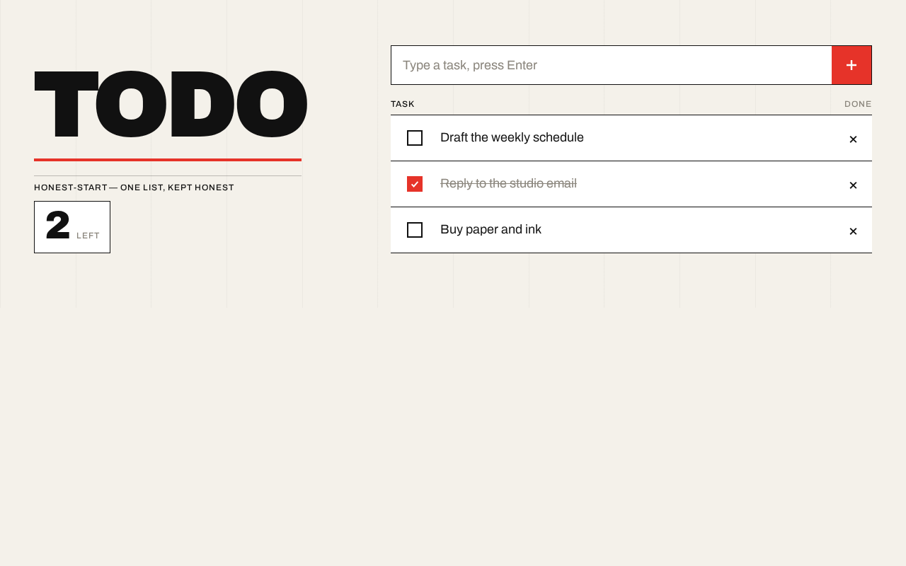 Todo design preview