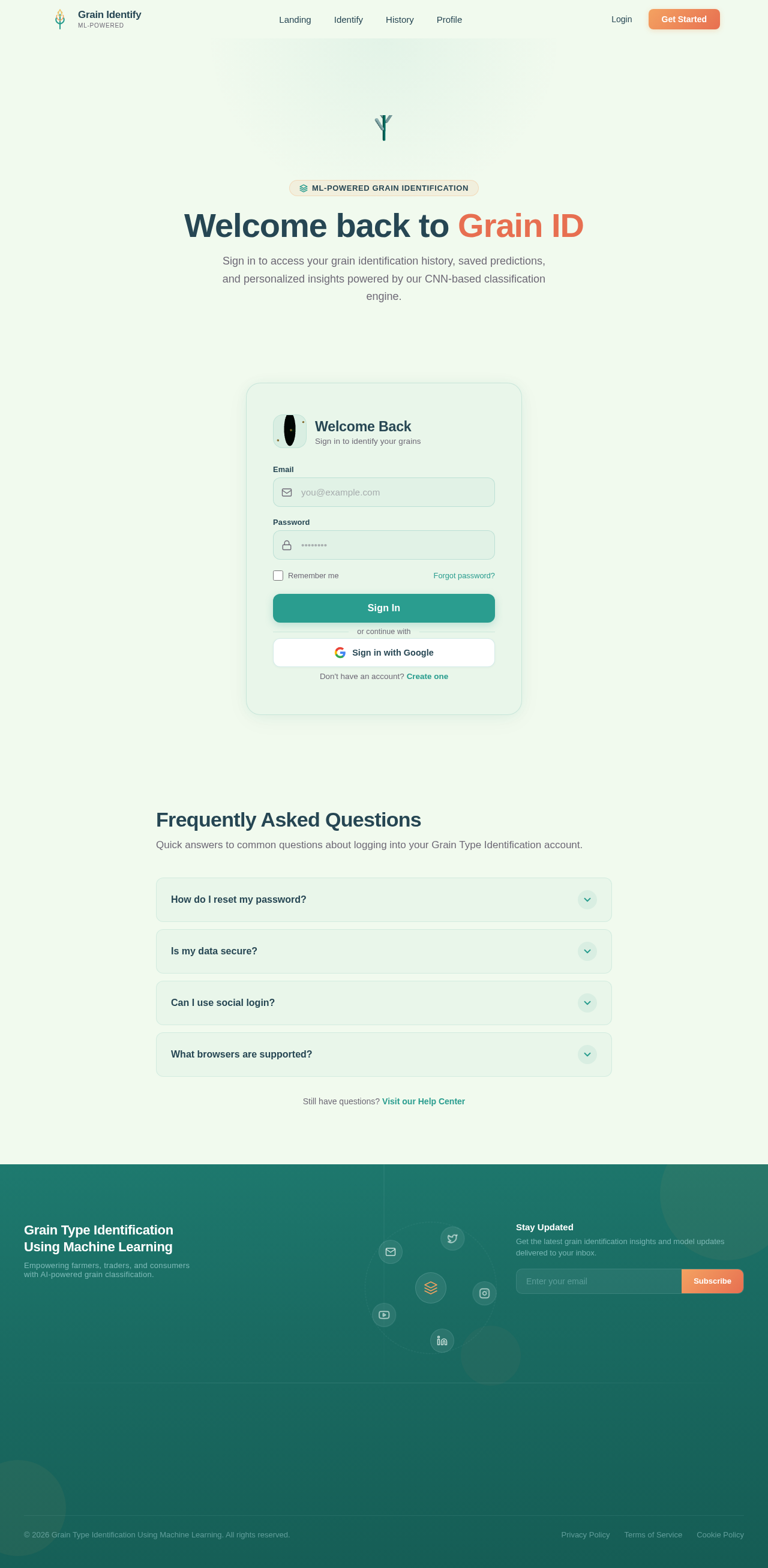 Login design preview