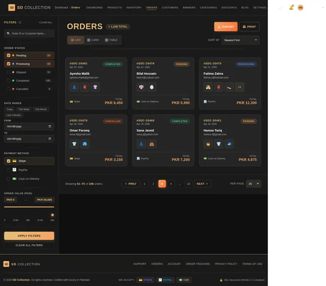 Orders