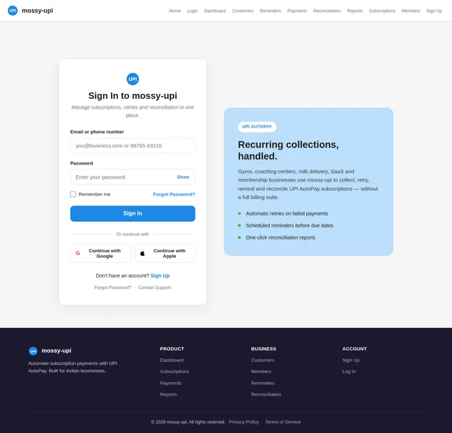 Login