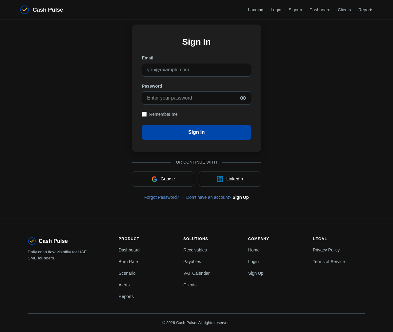 Login design preview