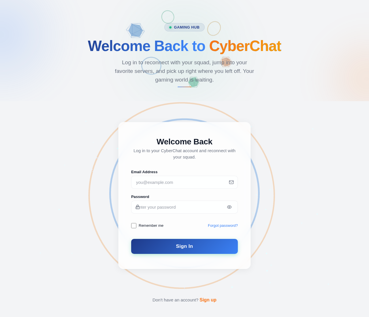 Login design preview