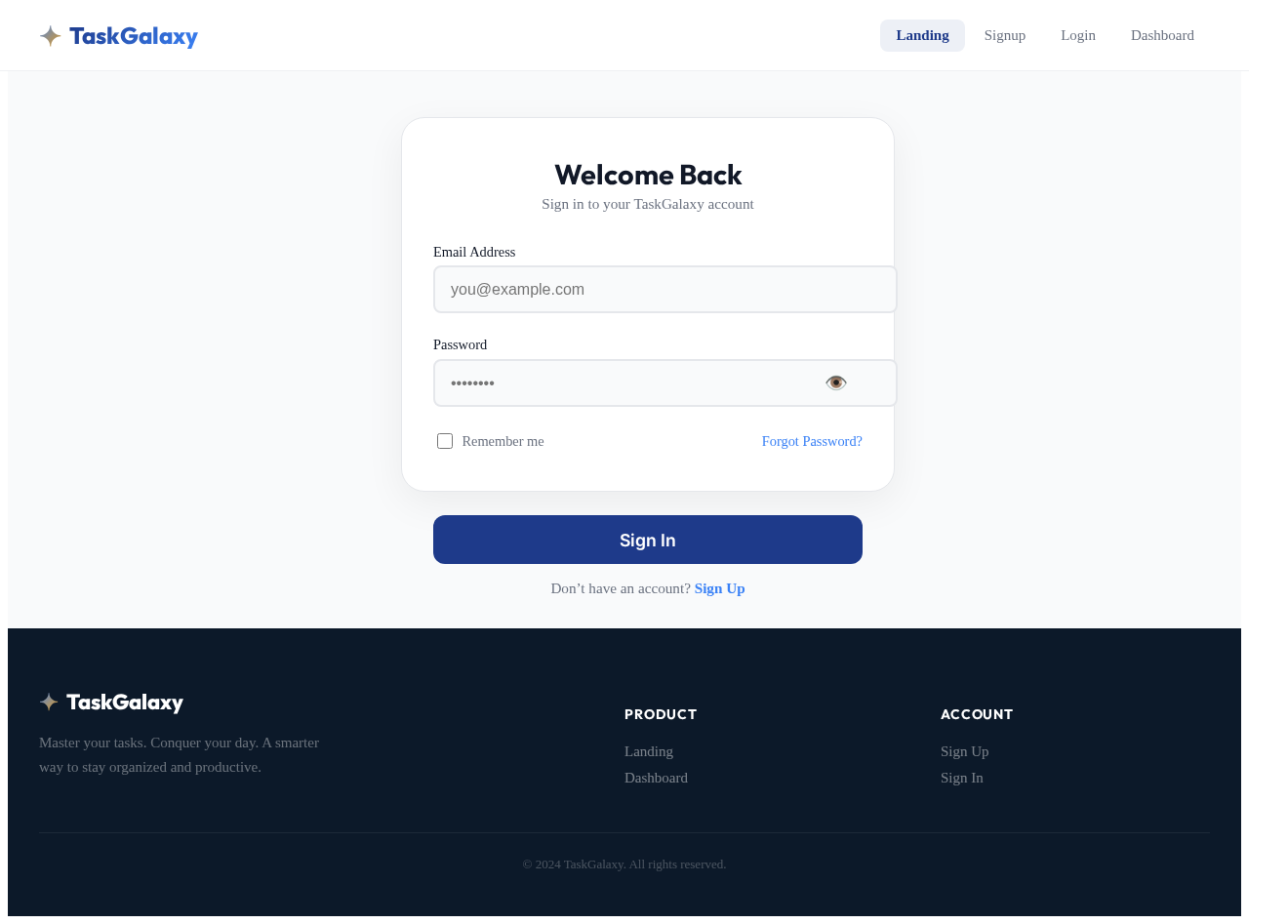 Login design preview