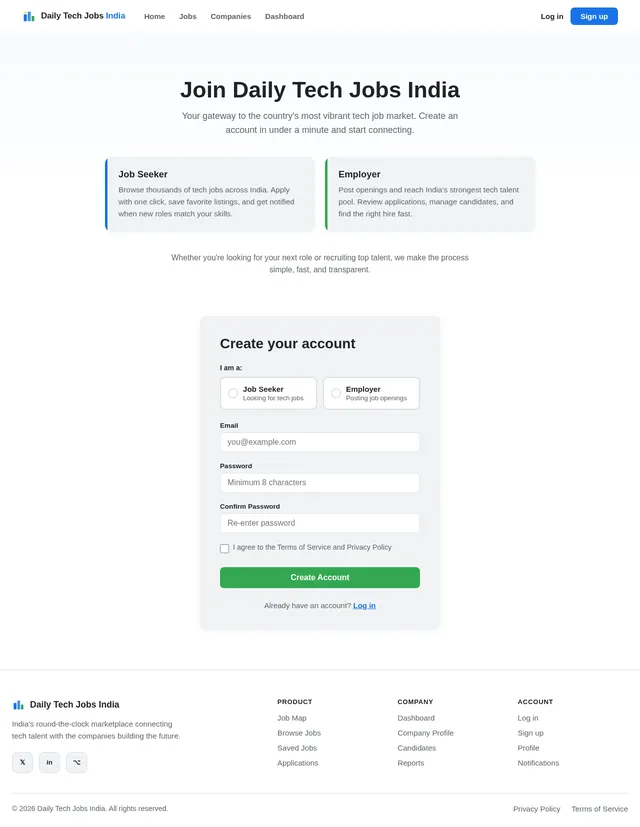 Signup