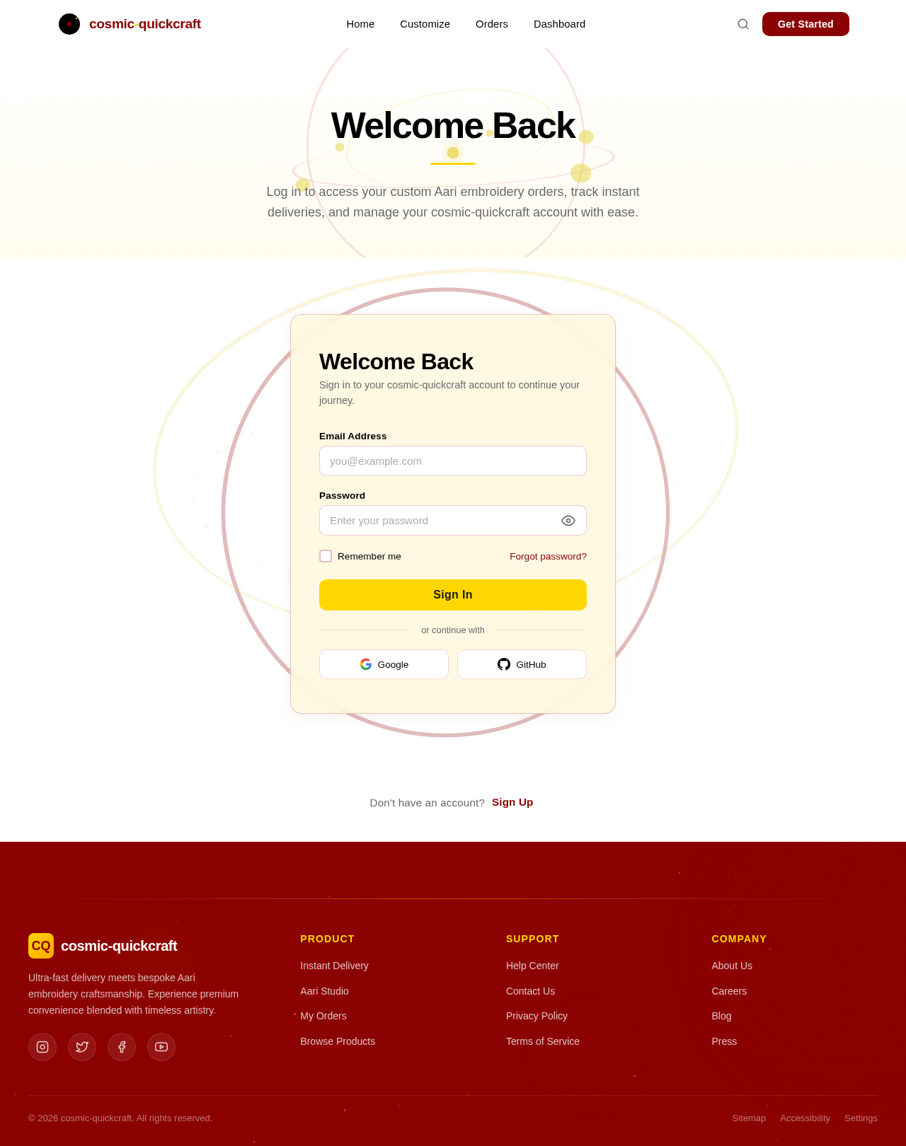 Login design preview
