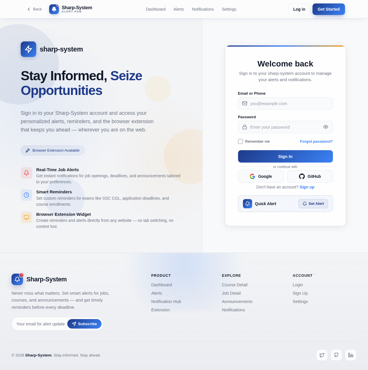 Login design preview