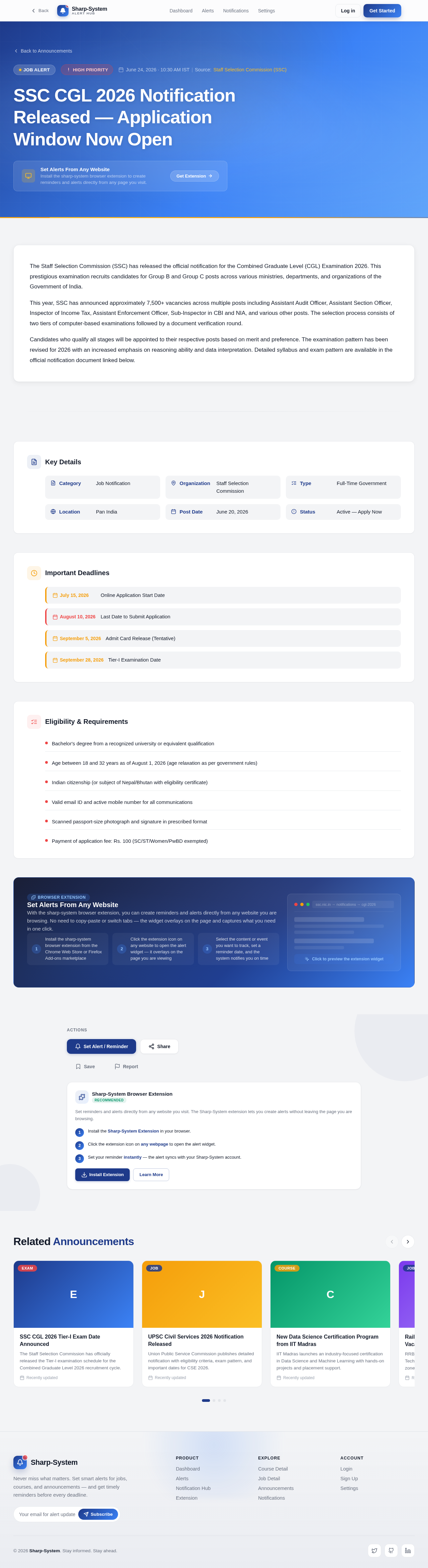 AnnouncementDetail design preview