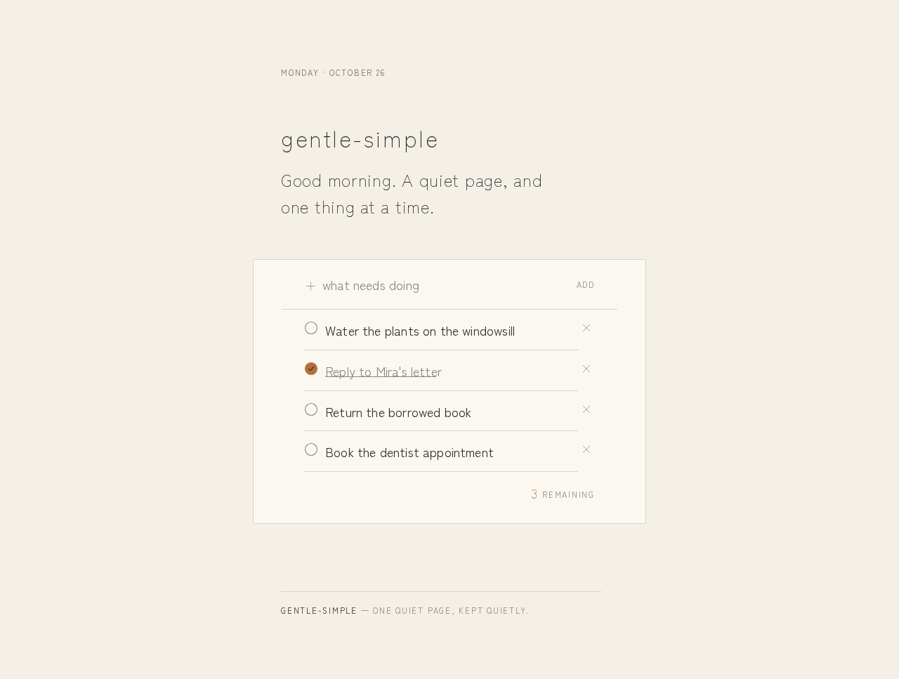 Todo design preview