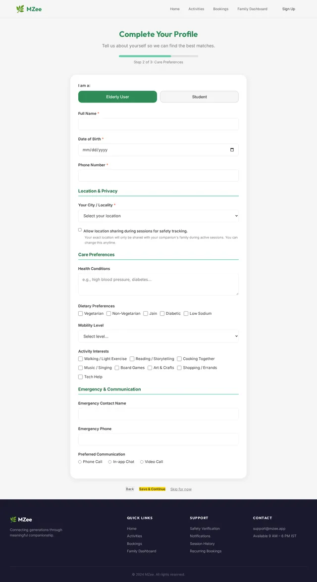 ProfileSetup