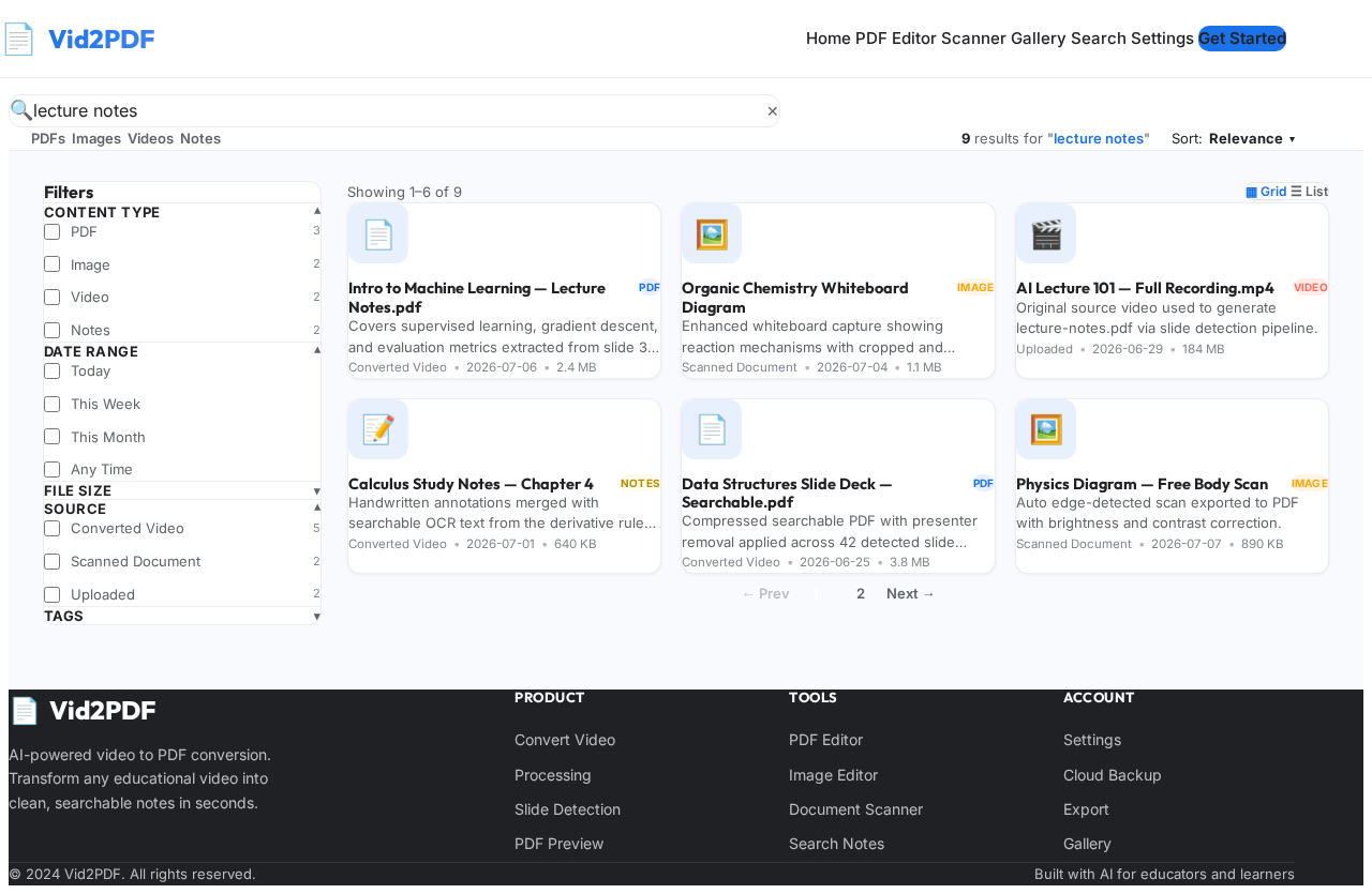 Search design preview