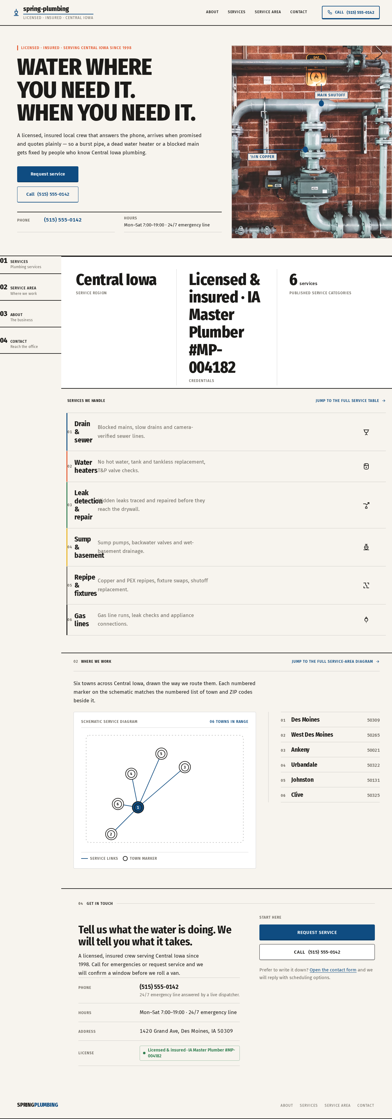 Homepage design preview