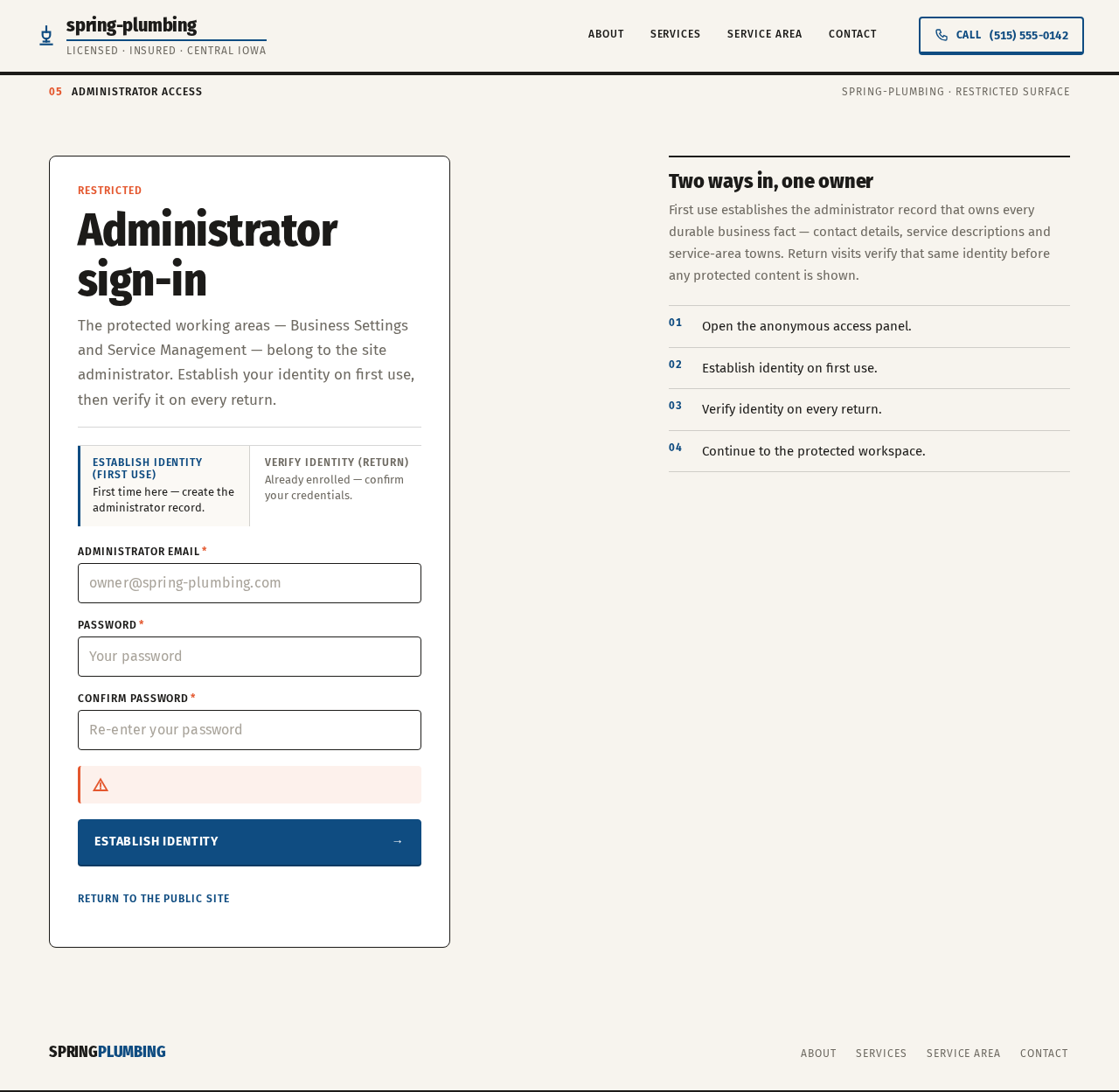 Login design preview