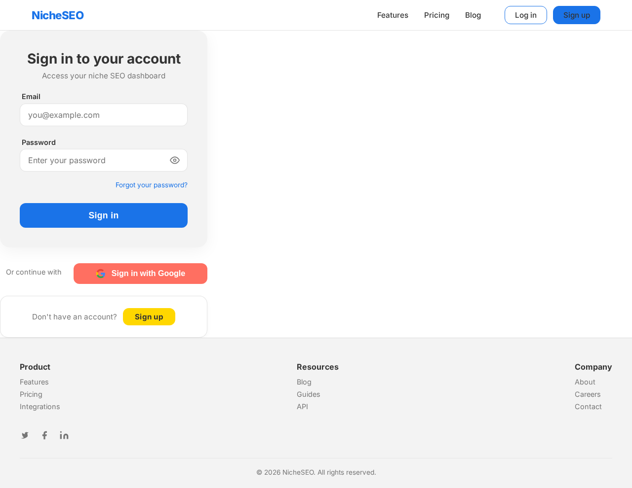 Login design preview
