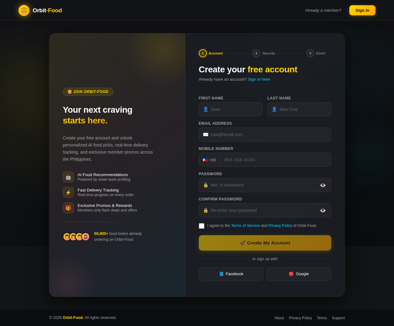 Signup design preview