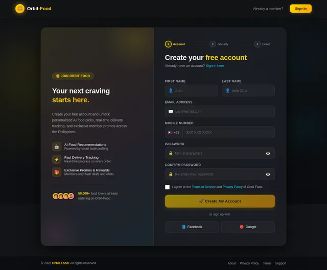 Signup