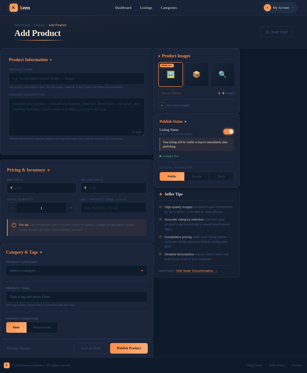 Add Product design preview