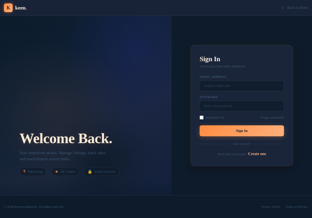 Login design preview