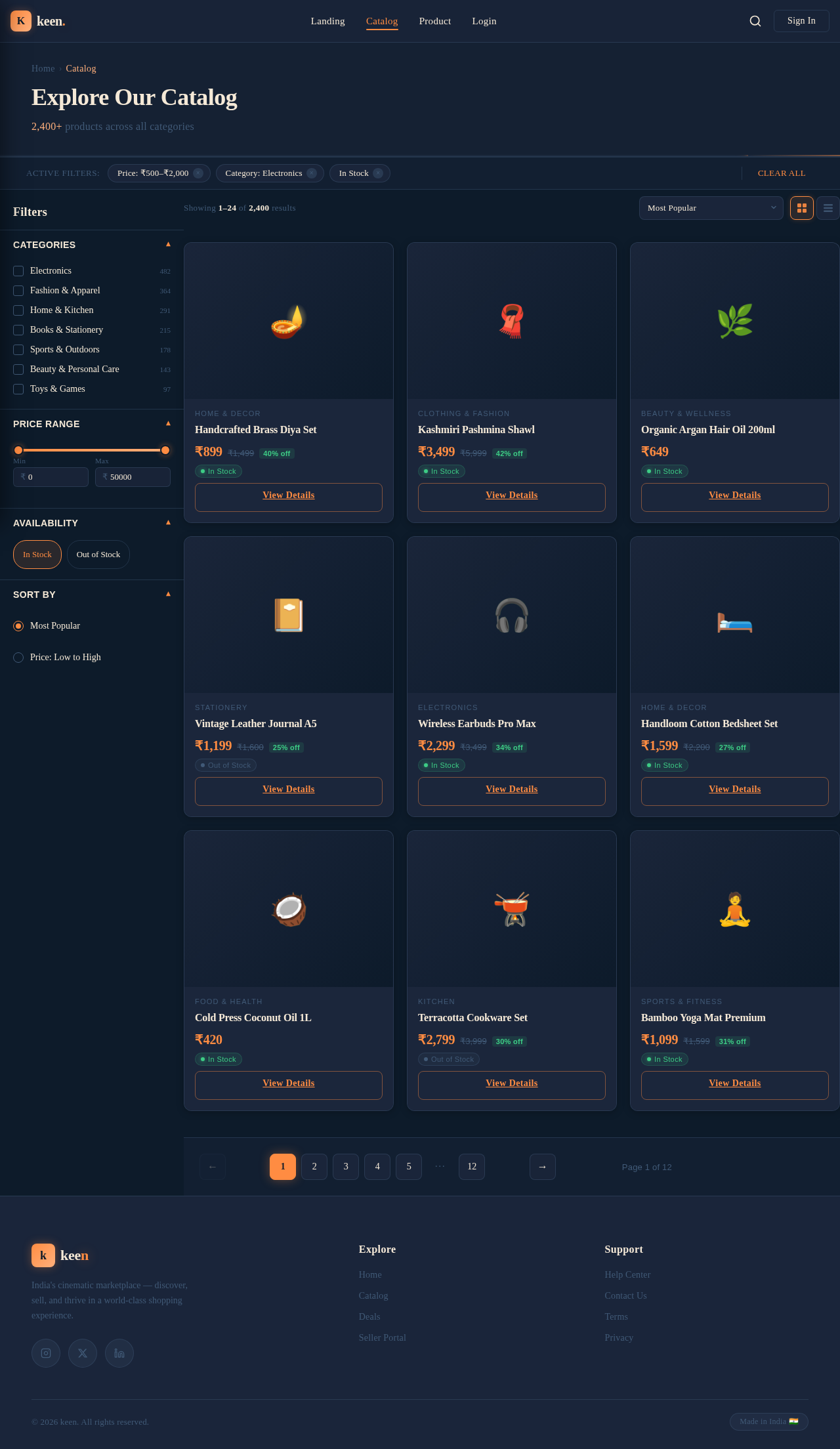 Catalog design preview