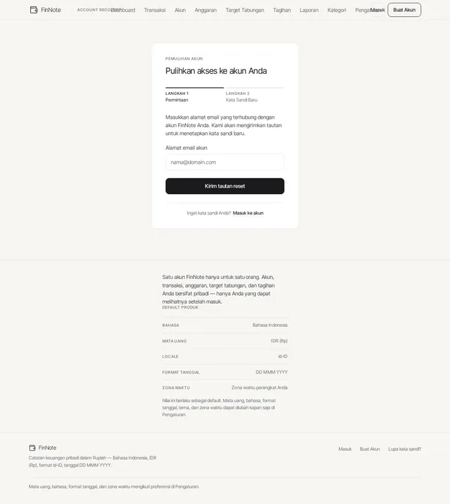 Account Recovery