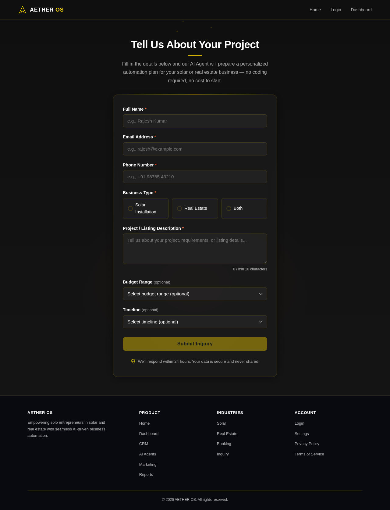 Inquiry design preview