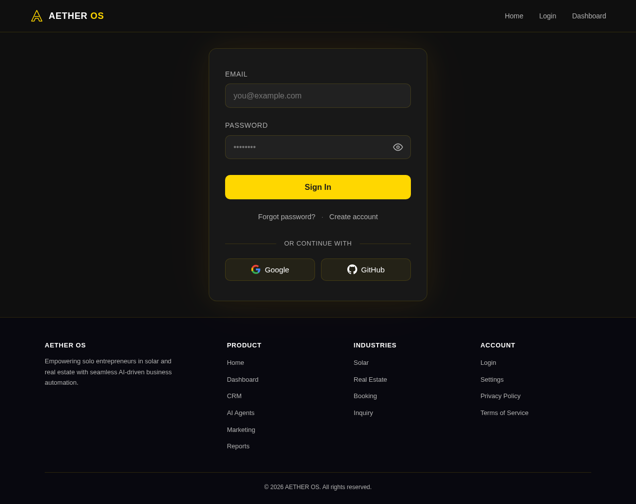 Login design preview
