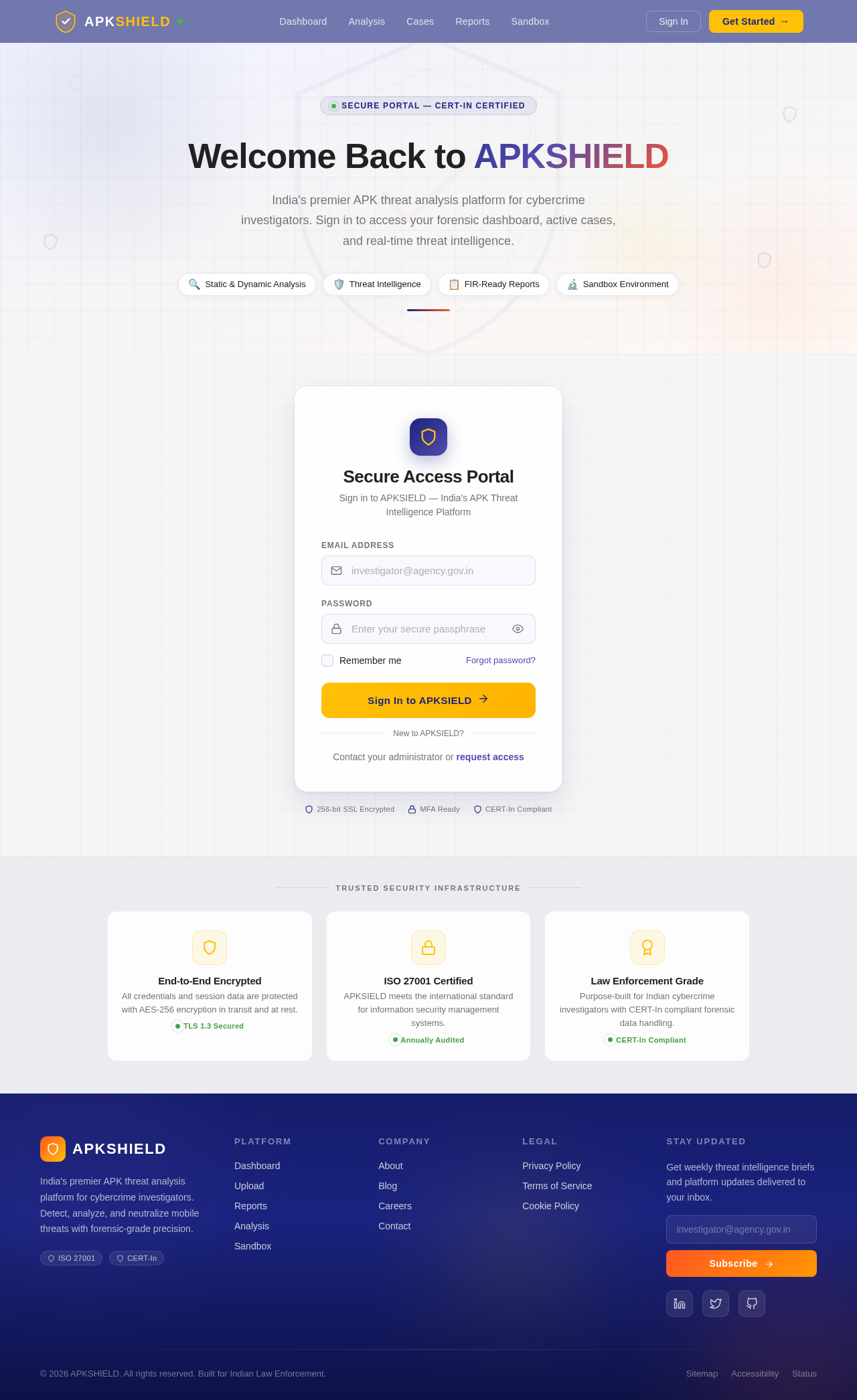 Login design preview