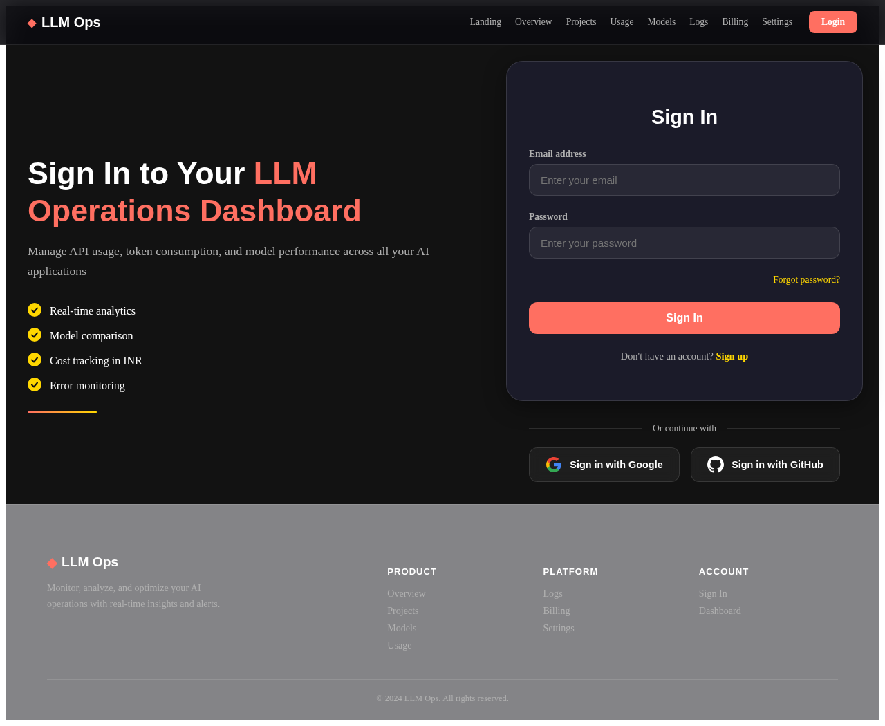 Login design preview
