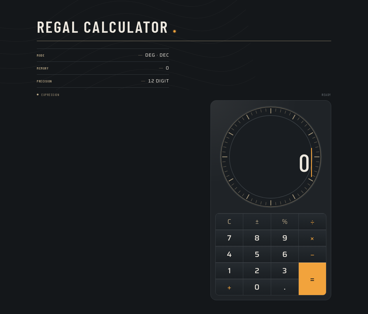 Calculator design preview