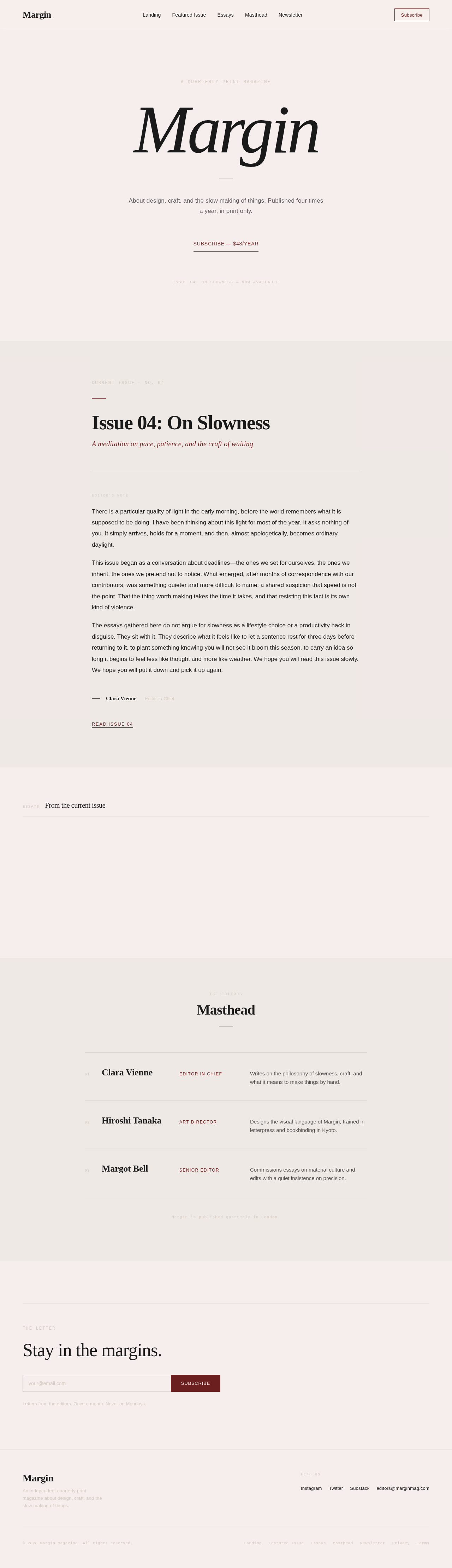 Newsletter design preview