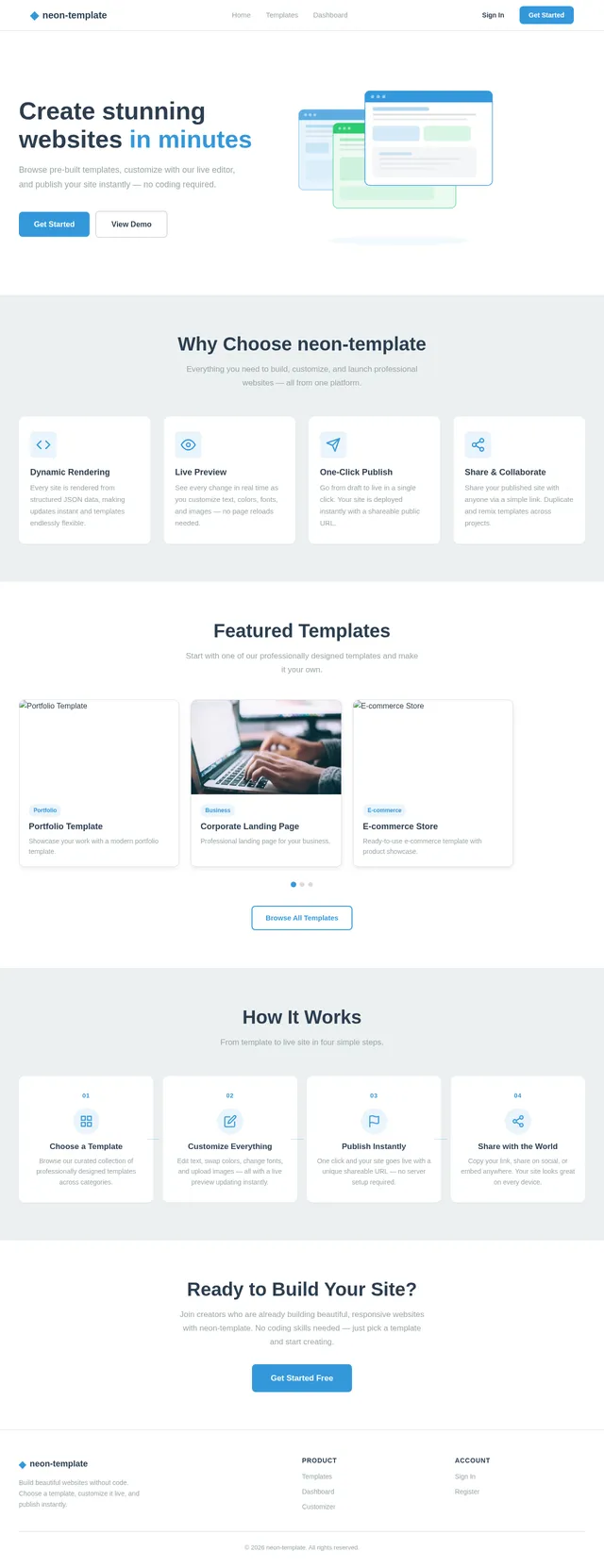 Landing Page