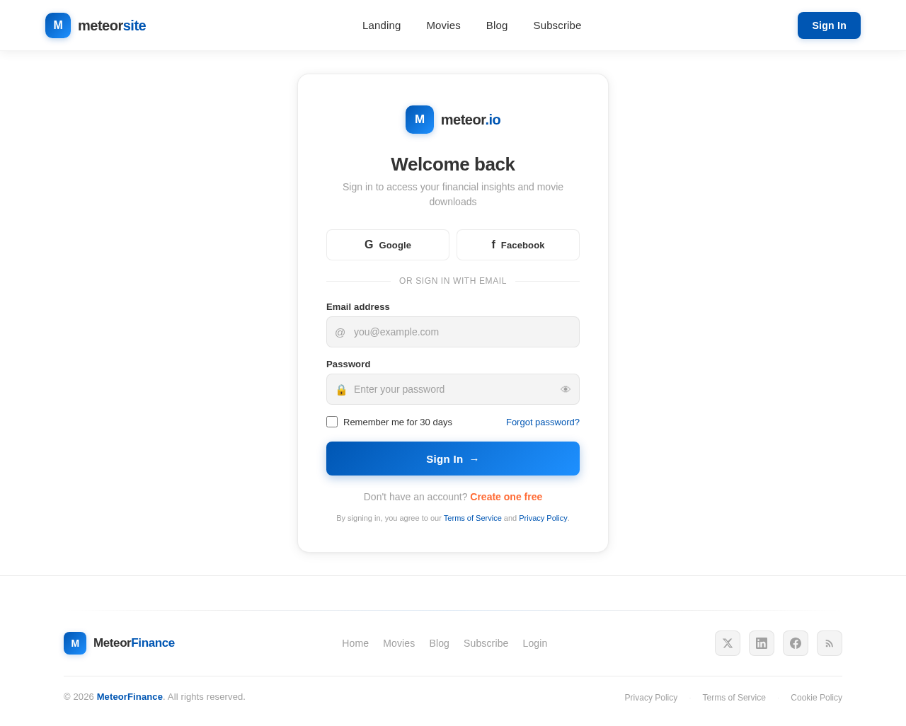 Login design preview