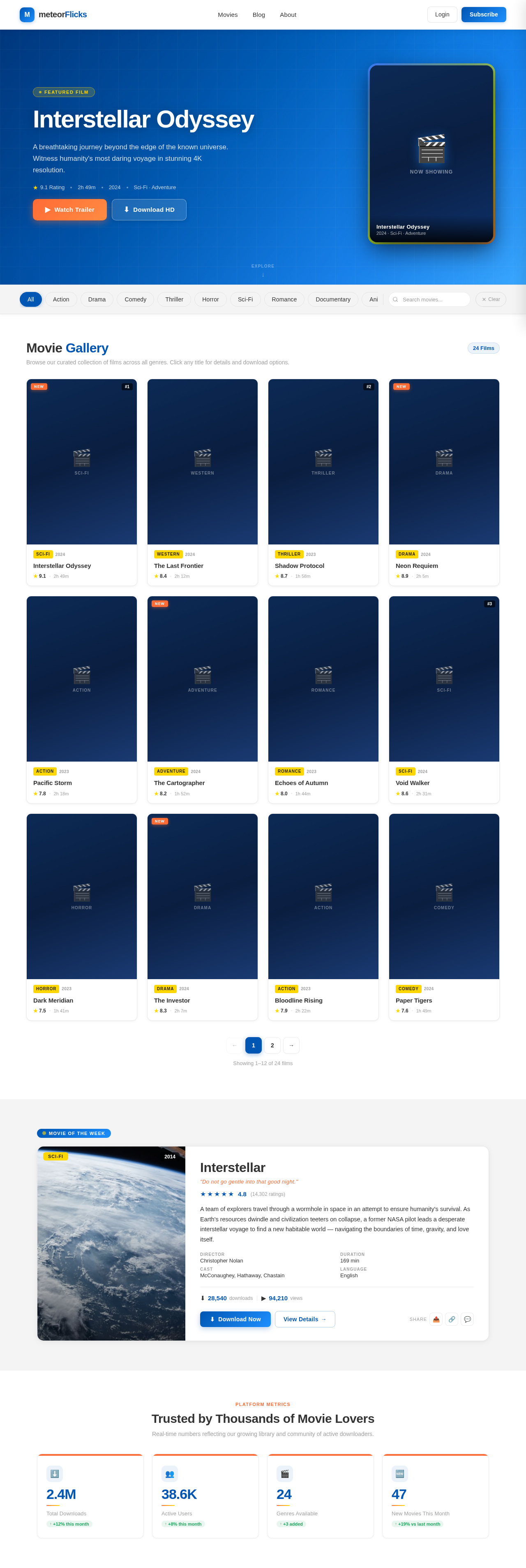 Movies design preview