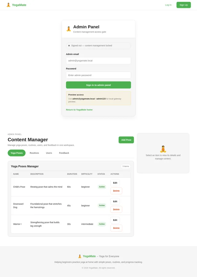 Admin Panel