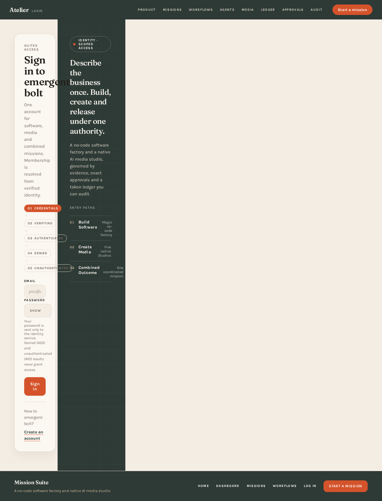 Login design preview