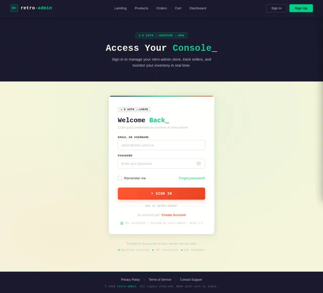 Login