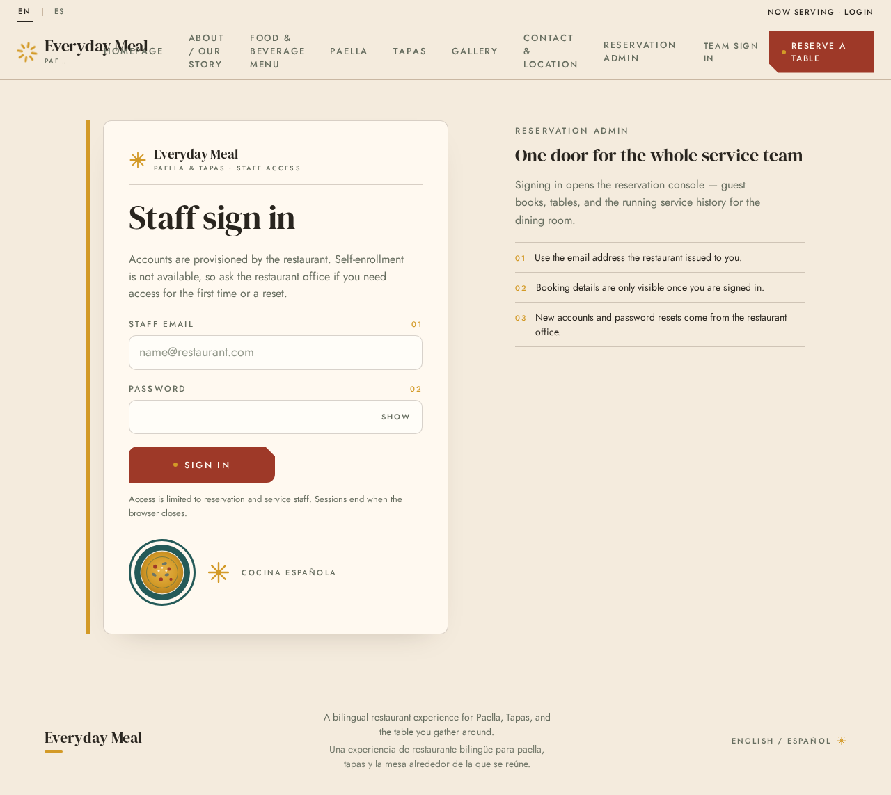 Login design preview
